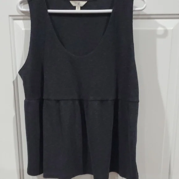 Terra & Sky Black Sleeveless Knit Tank Top - Picture 7 of 7